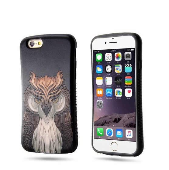 iPhone 6S Case Cartoon Series - 3D Relief Painted Live Animal TPU Back Cover Case for iPhone 6 harry s own